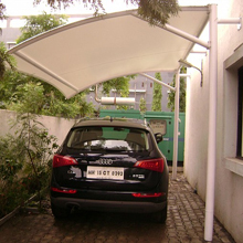 Cantilevers Tensile Car Parking Structure